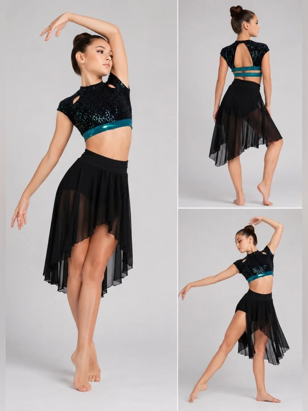WEISSMAN Revolution Dance Costume 2 piece lyrical S9086 VELOCITY TH22069 LC MC